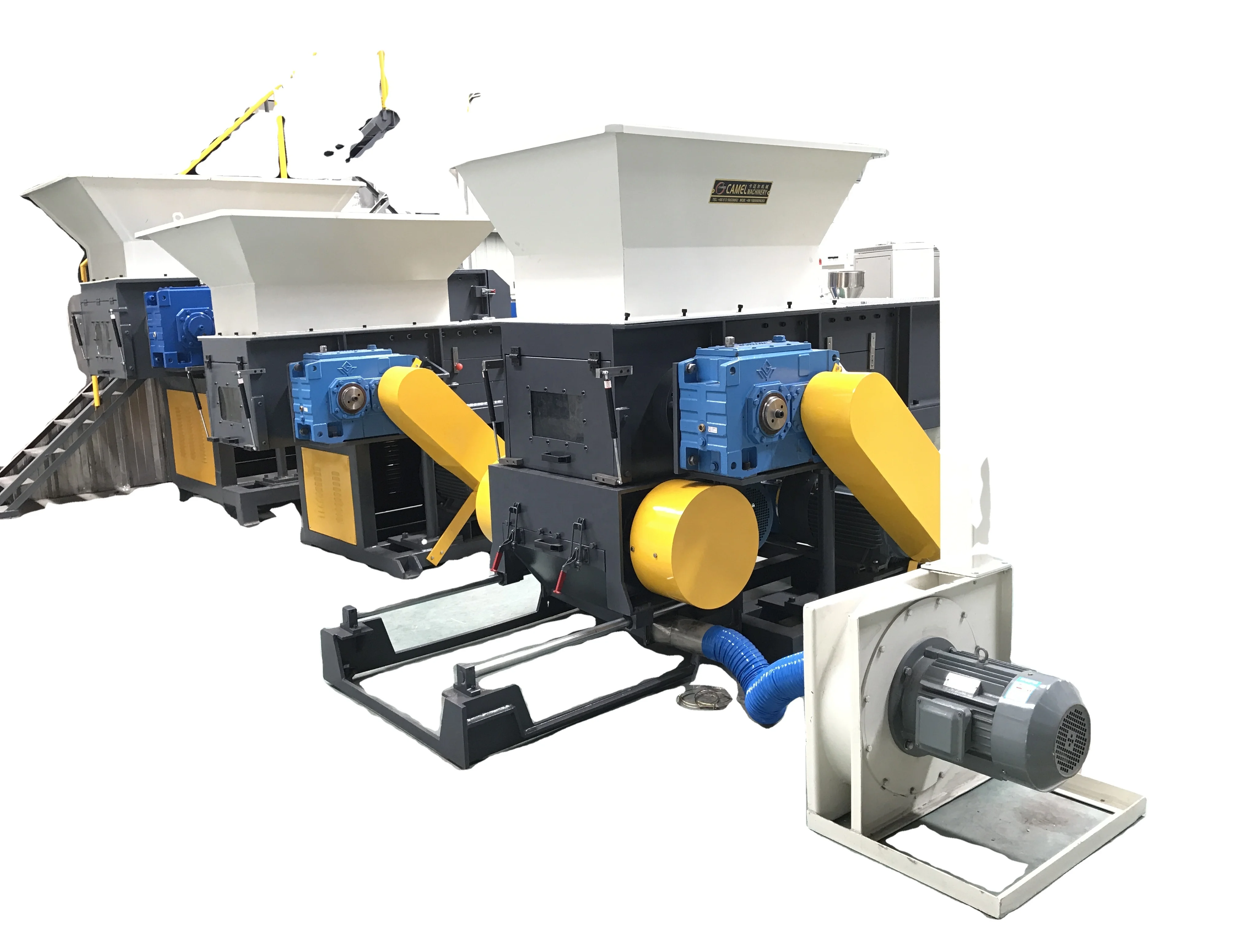 Waste plastic shredder and crusher system - Buy , Product on Zhangjiagang  Camel Machinery Co., Ltd.