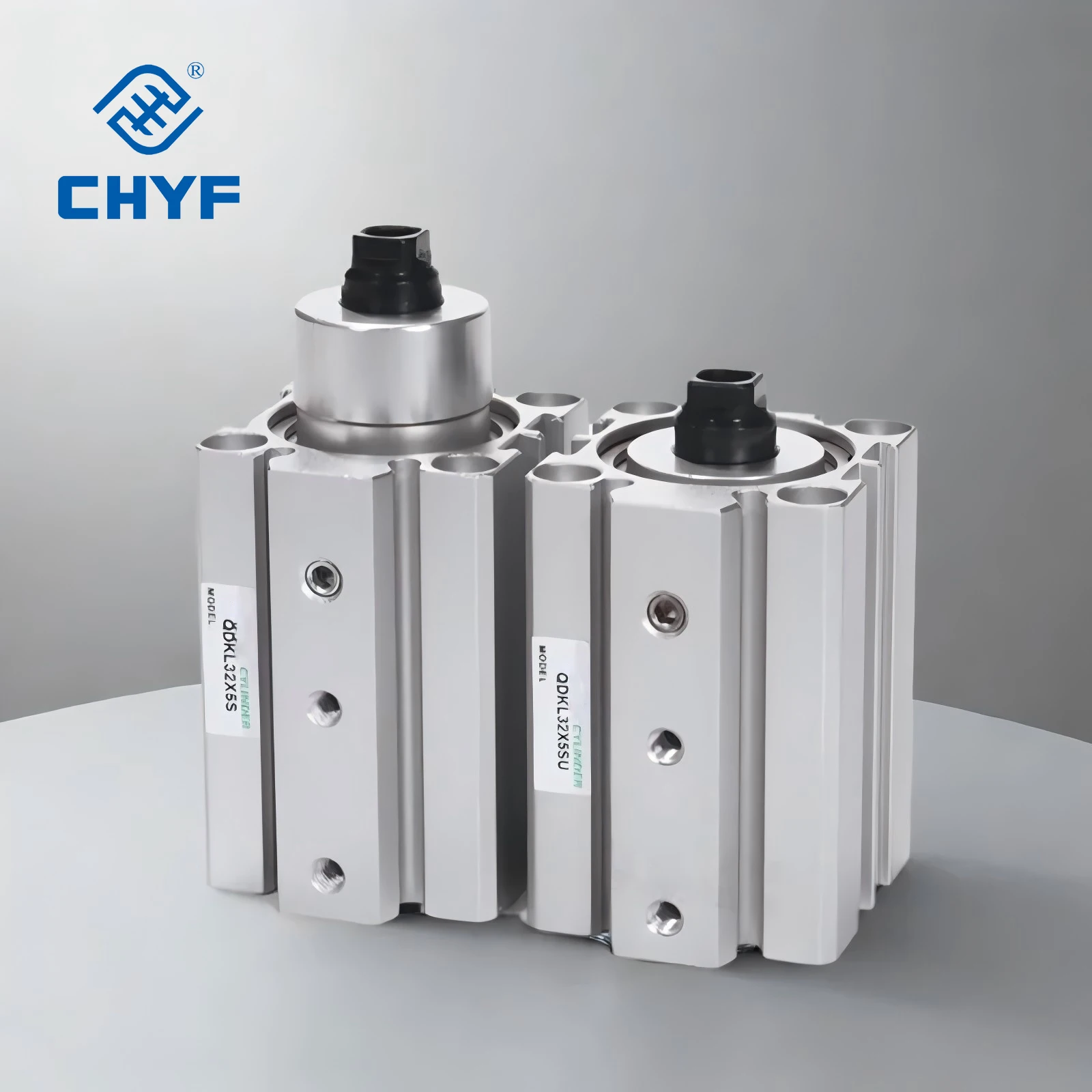 product airtac qdk series pneumatic double acting horizontal rotary clamp cylinder qdkl20x5s qdkl20x5su qdkl40x5s-10