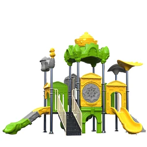Cartoon Crown Series Outdoor Games Kids Playground Plastic Slide