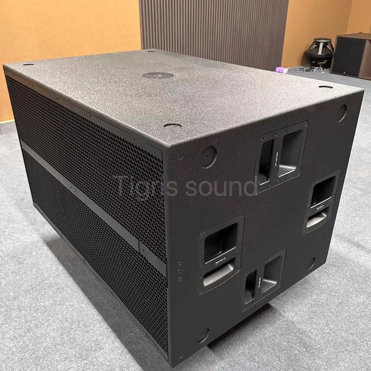 Sub 9007 As Dual 21 Inch Active Subwoofers High Powerful Woofer Bass  Subwoofer Speaker System with Line Array Speakers