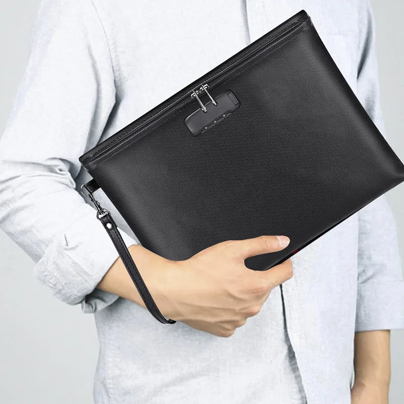 YIHUAXING A4 Expanding File Folder Organ Folder School Office Use Fireproof Waterproof Document Bags Index Divider
