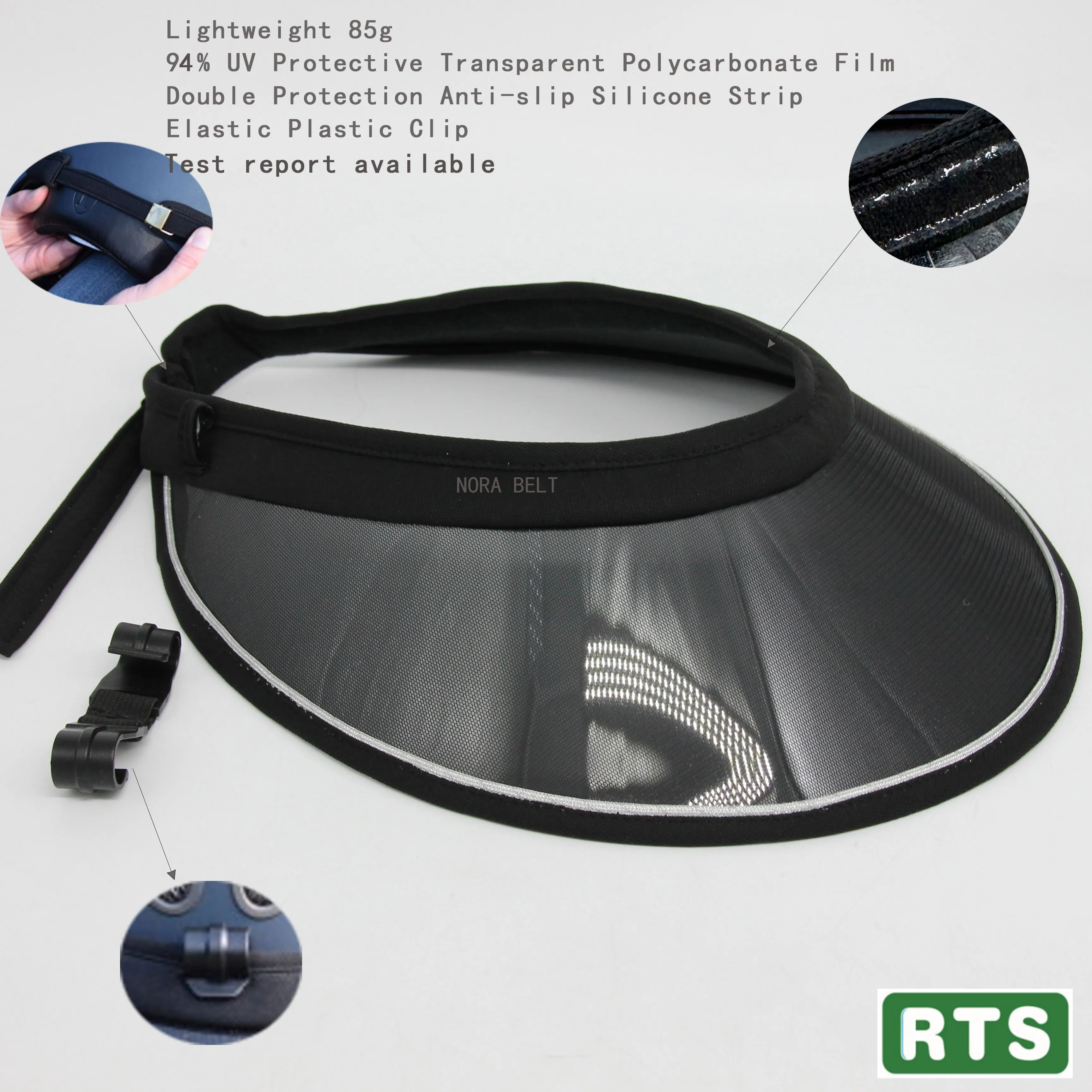 Uv Blockin Riding Helmet Sun Visors For Riders No Fly Elastic Plastic