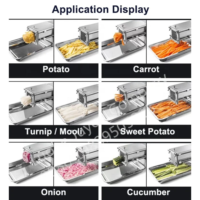 Small Automatic Potato Cutting Machine French Fries Cutter Vegetables Cutting Machine