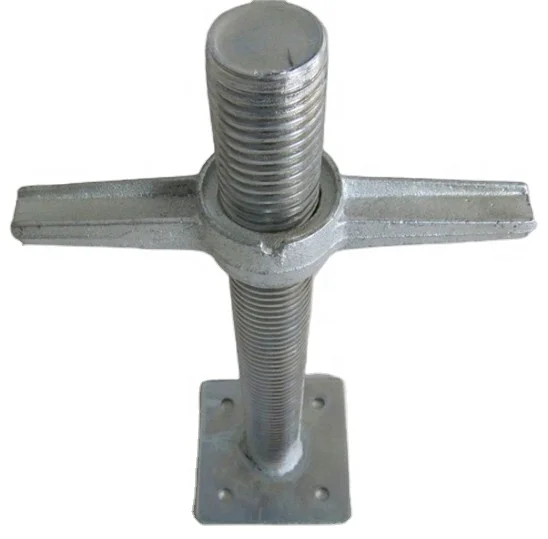 Стальной Винтовой полый и прочный U-образный домкрат для строительства строительных лесов