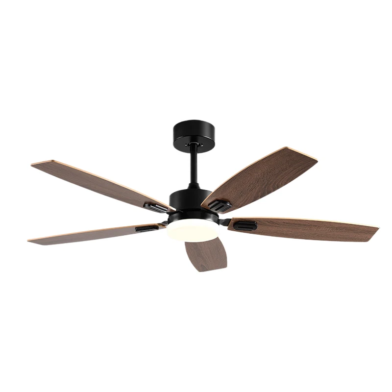 52 Inch Nordic Reversible BLDC Motor Ceiling Fan Lamp with Remote Control LED Ceiling Fan With Light