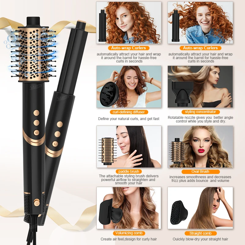 Hair Dryer Professional Salon Hot Air Brush Flexstyle Hot Air Hair ...