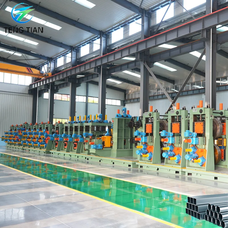 Fully Automatic Direct Forming Carbon Steel Pipe Making Machine for Roll Forming square Tube 100x100x6mm