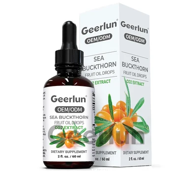 Sea Buckthorn Fruit Extract Supplement Skin Protection Nutritional Supplement Improve Immunity Sea Buckthorn Oil Dropping Liquid