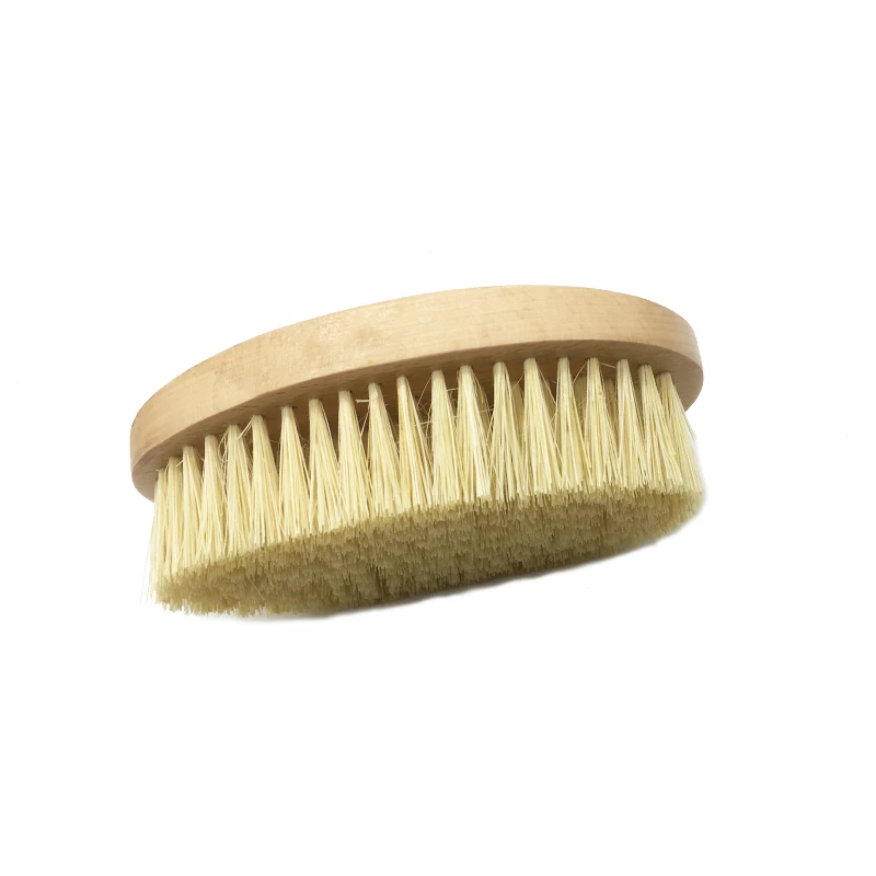 Vegan dry sisal brush with sisal bristle for dry body brushing