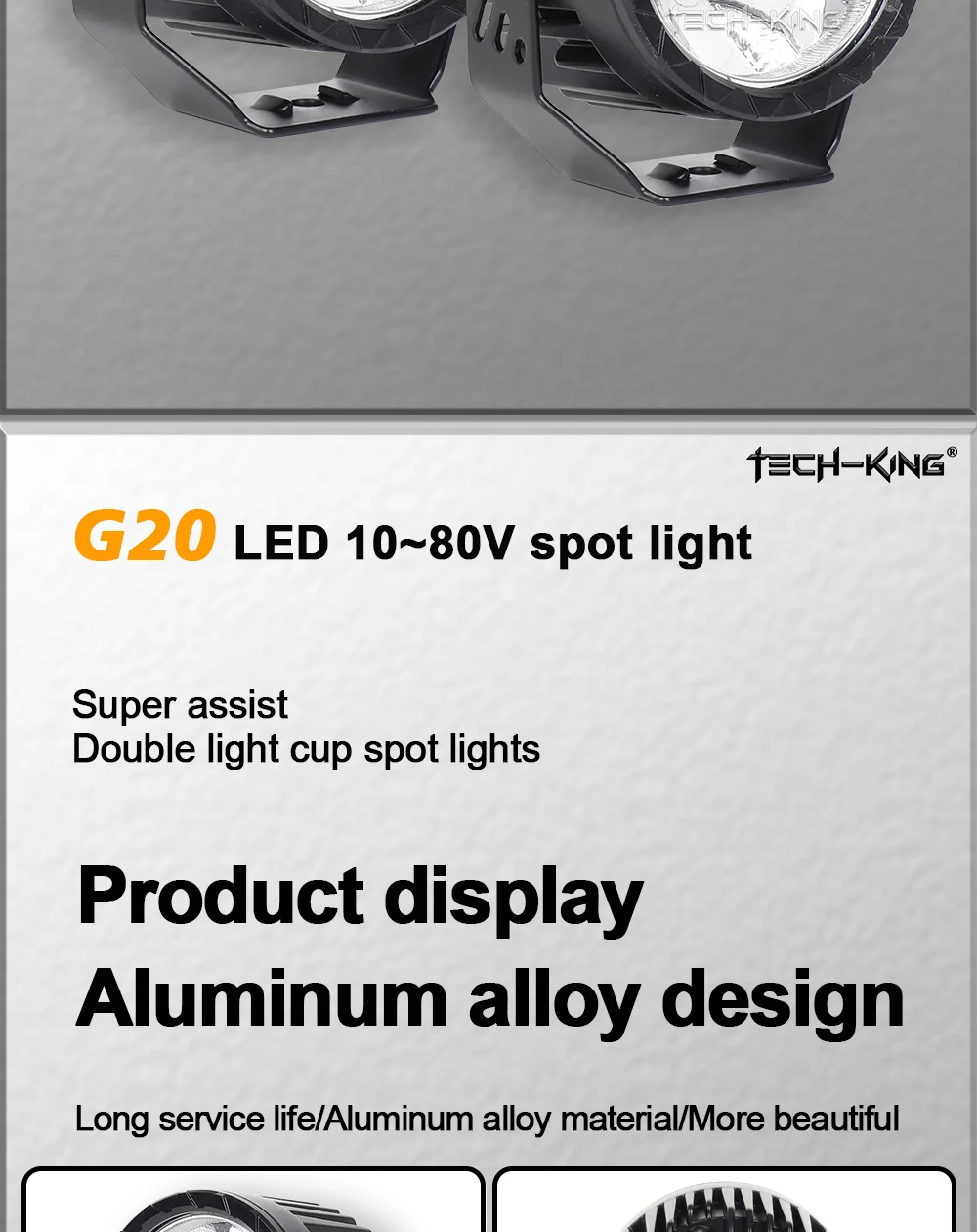 TK 3.5 Inch White Yellow Optional High Low Beam Car SUV Offroad Motorcycle ATV UTV BUS Truck LED Work Driving Head Fog Light For