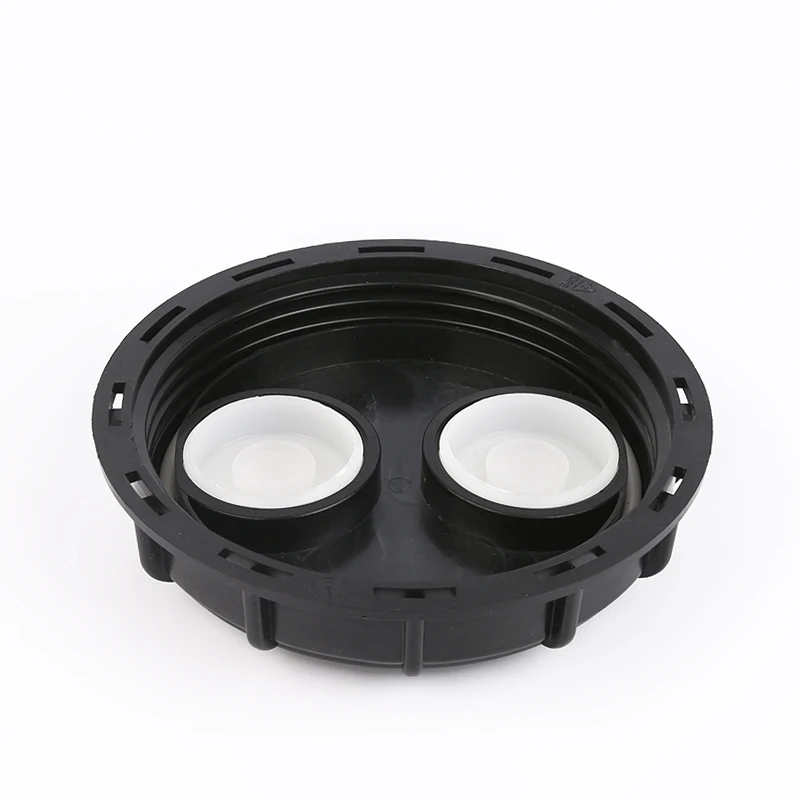 IBC Tank 155mm With Two Plug Hole Caps Adapter Tote Water Container Fittings Plastic IBC Cap Adapter