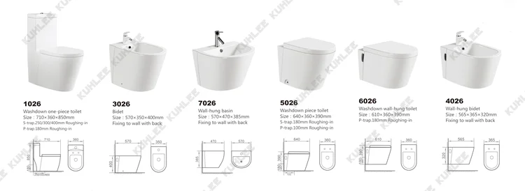 High End Quality Ceramics Bathroom Floor Standing Wall Mounted Toilet Seat Set Sanitary Ware Suites