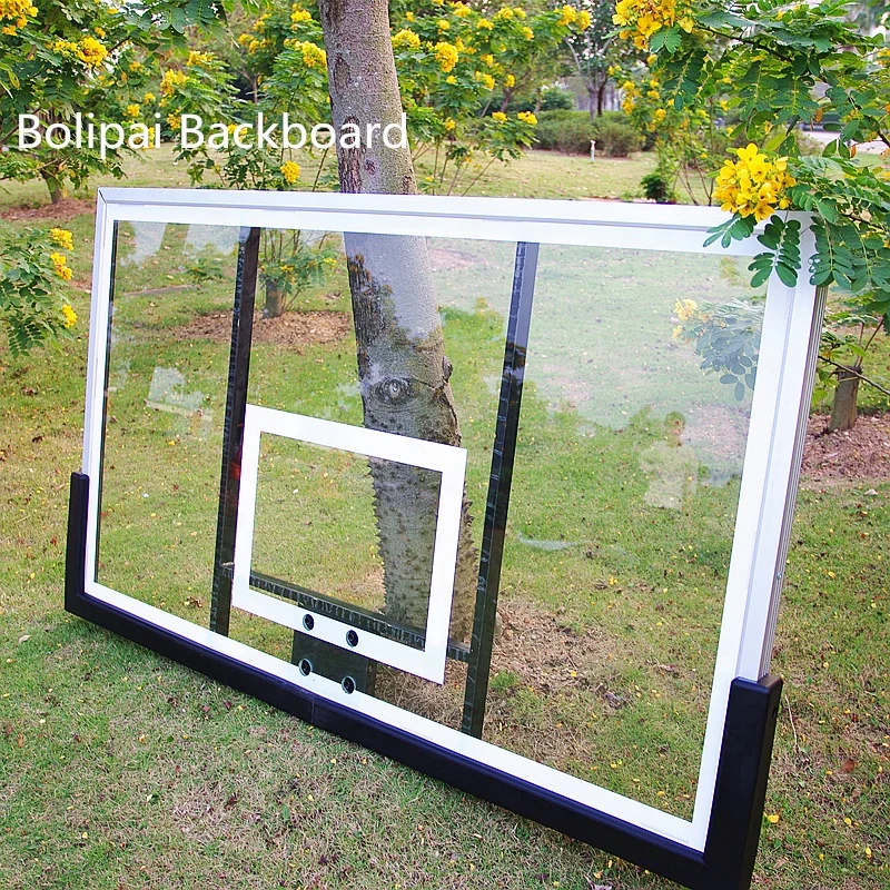 OEM Custom FIBA Standard Tempered Glass Basketball Backboard Replacement High Quality Court Equipment