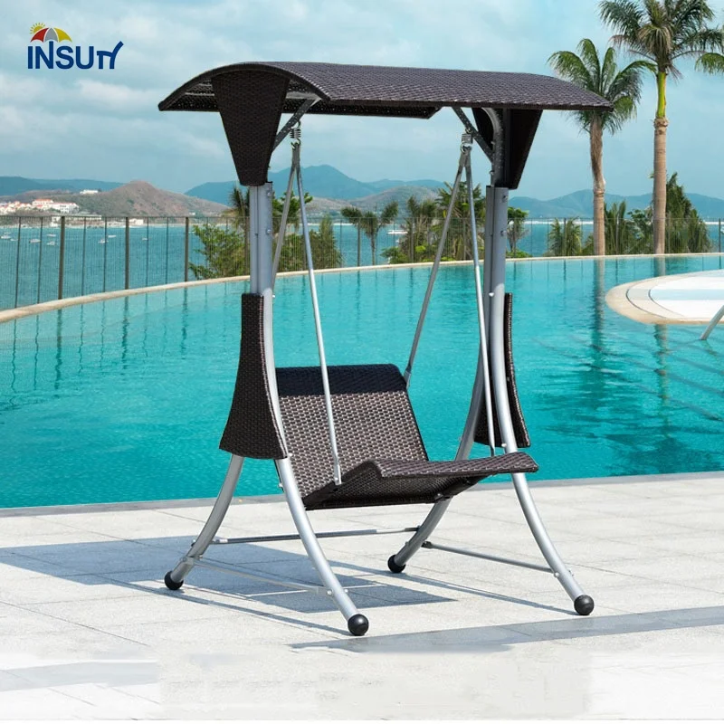 Garden Swing Chair Outdoor Rattan Swing Chair Patio Wicker Basket