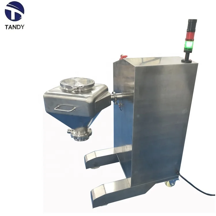Powder Mixing Machine Laboratory Blender With Hopper  Type Mixer