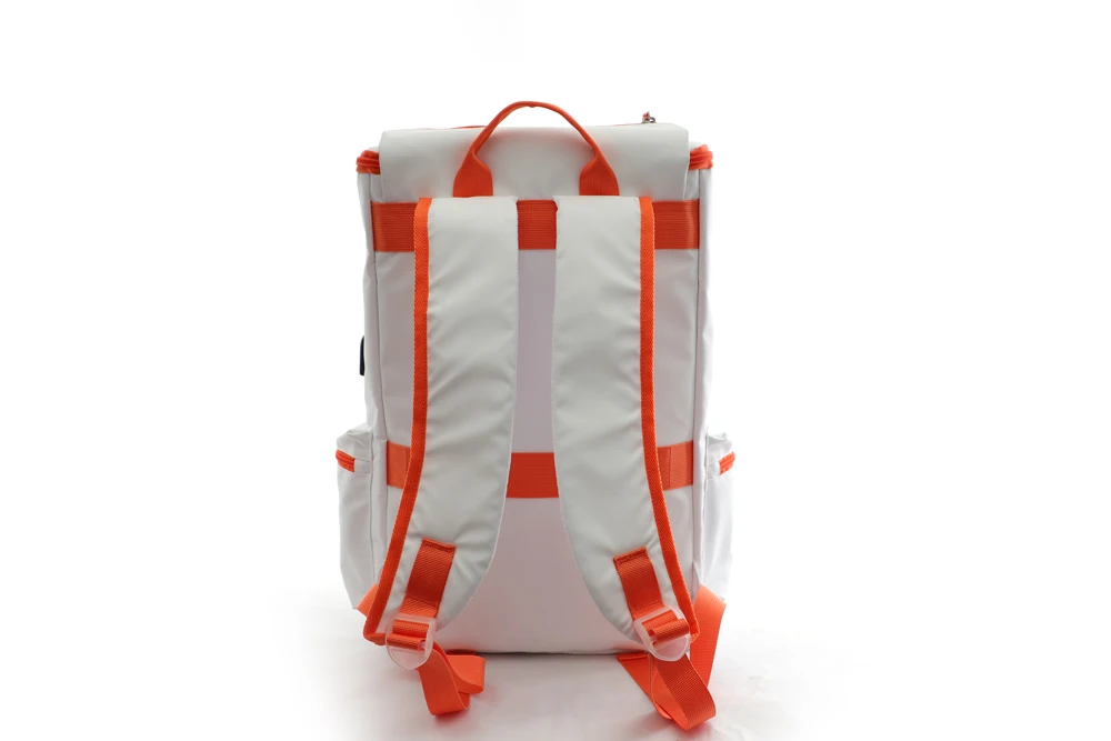product tinyat custom logo unisex white laptop backpack waterproof with zipper closure fashionable casual sports school student bag-6