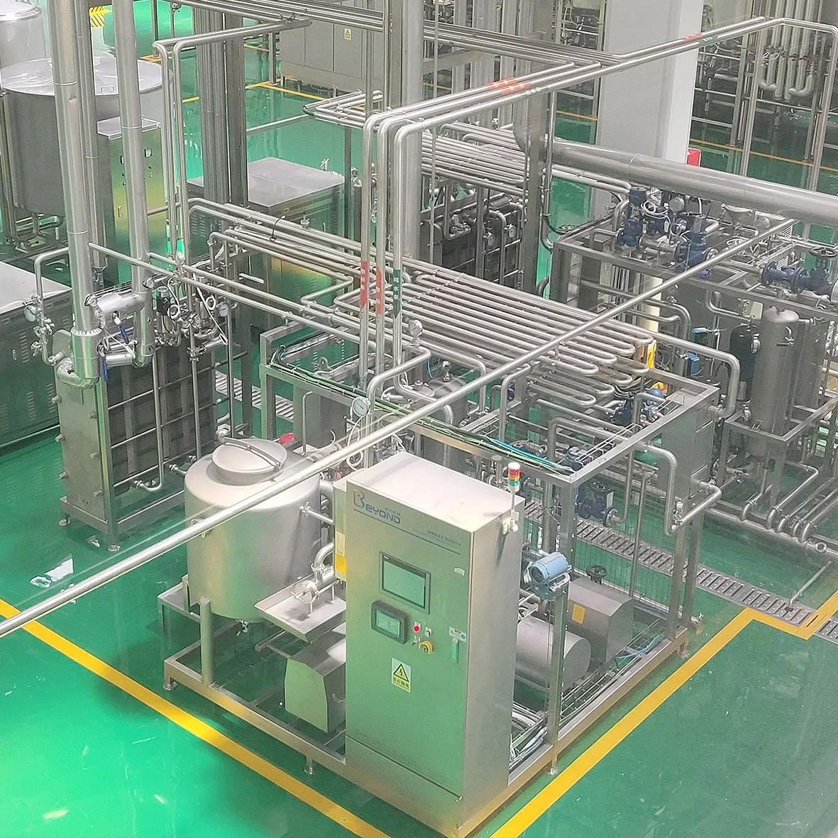 Turnkey Complete Milk Processing Line Yogurt Production Line With Small Scale