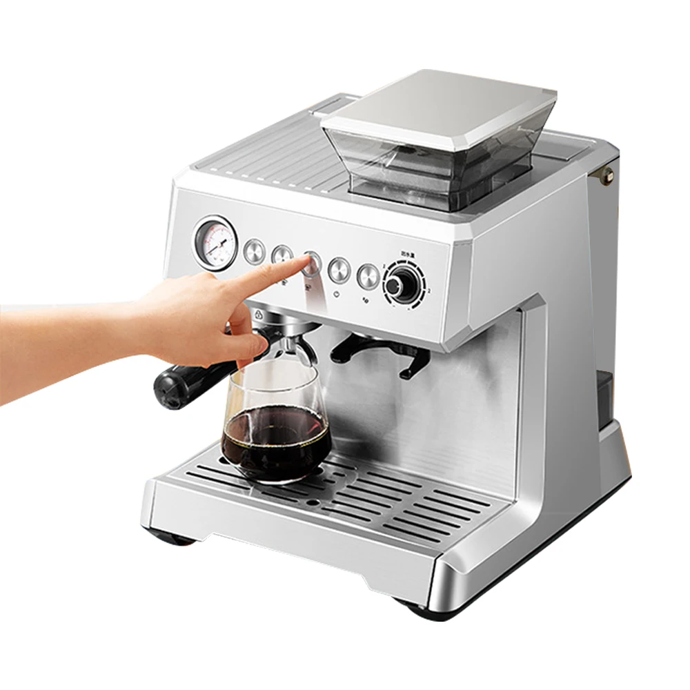 Smart Commercial Coffee Machine Economic Espresso Maker With Grinder  Best Espresso Coffee Maker Machine