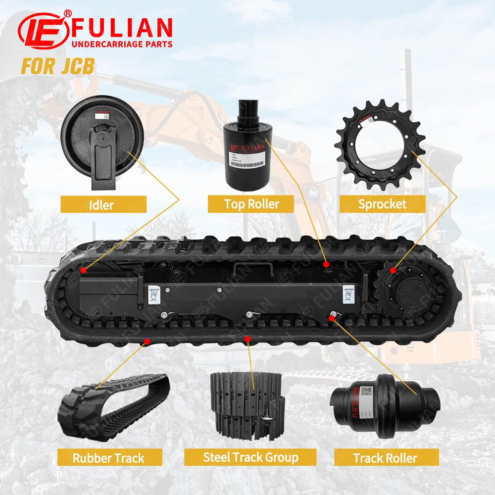 802 Mini Excavator Track Roller for JCB 803 804 Excavator Bottom Roller
