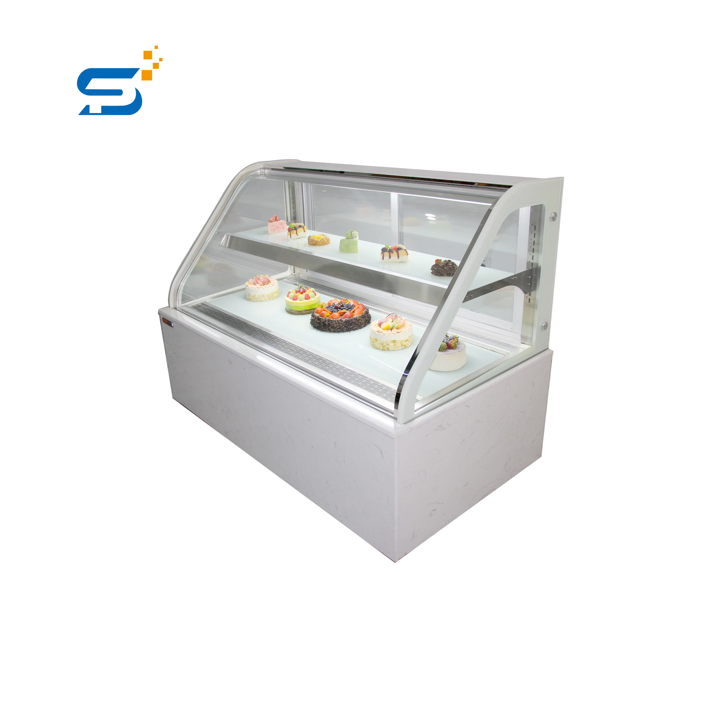 Prometheus Refrigerated Display Cases for Bakery Sweet Counter Refrigerator Vertical Freezer Cake