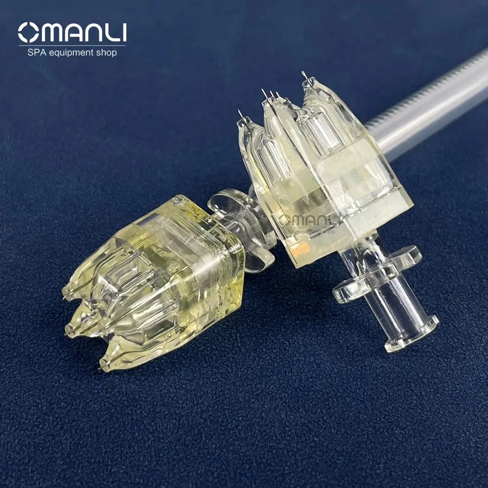 Korea 5-Pin Crystal Multi-Needle Hyaluronic Acid Filler Injector 34G 32G 1.5Mm ETO Disinfecting Type for Mesotherapy