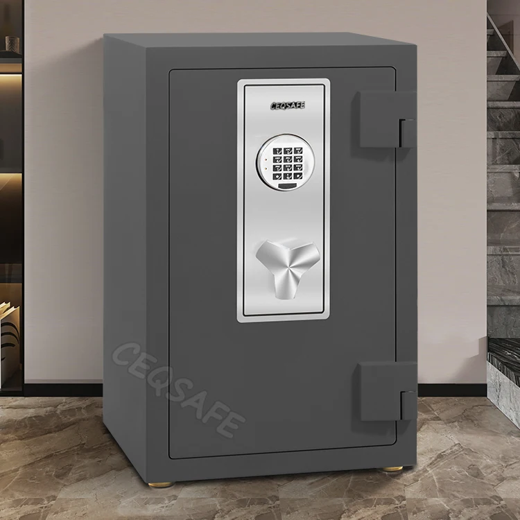CEQSAFE Commercial Cash Deposit Safe Home Anti-Theft Fireproof Money Security Box Depository Drop Safe with Electronic Keypad