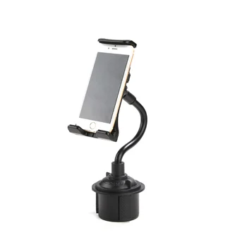 360 degree handy cup phone mount holder drink mobile phone car mount in cup for iphone 7 plus tablet pc