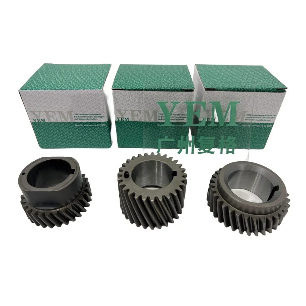 Parts Compatible for Yanmar 3TNM72T Crankshaft Gear 119125-21200 3TNM72 Machinery Engine Spare Parts