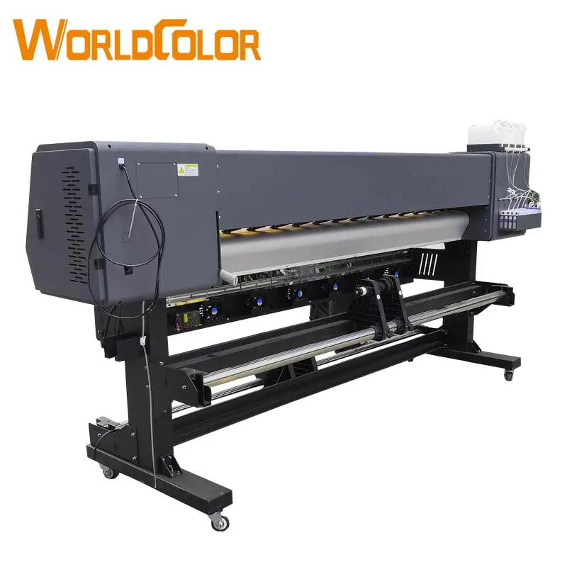 Digital Printing Machine With Single or Two Heads XP600 Eco Solvent Printer to Print Banner Vinyl PVC PP Paper Inkjet Printer