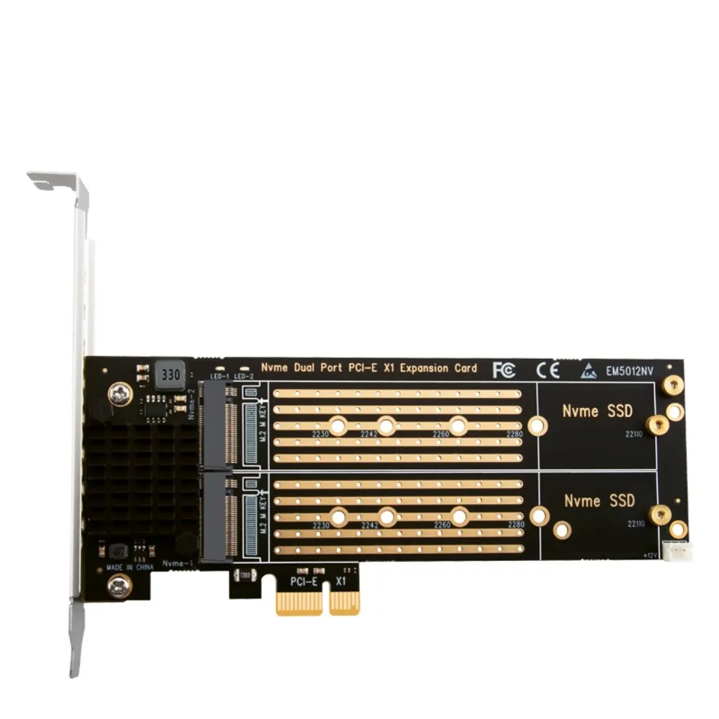 Pcie to M2 NVME Adapter Card Dual Disk Performance