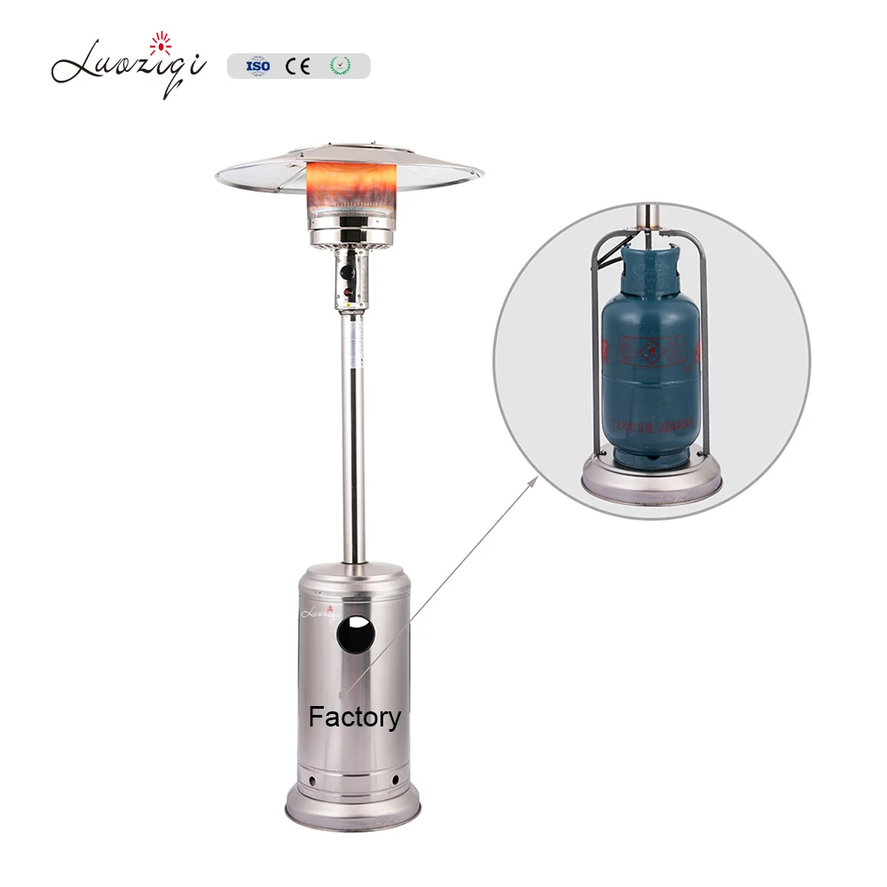 Лучшая цена Современный наружный газовый обогреватель Восточный дуб Круглый Инфракрасный пропан запасные части декоративные газовые нагреватели для