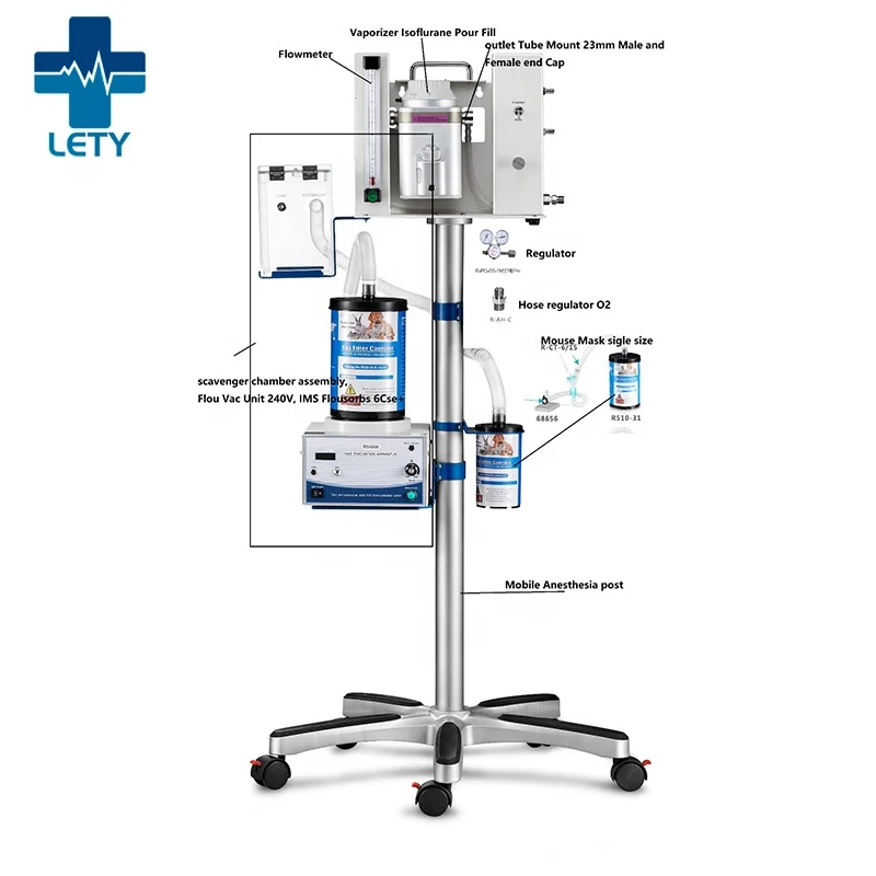 Professional Veterinary/Rodents Anesthesia Machine Mouse Surgery Experiment Anesthesia Animal Anesthesia