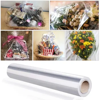TOTAL HOME: 5 PC New Transparent Glass Wrapping Flowers Gift Cellophane  Thicker 20inch x 5feet : Amazon.in: Home & Kitchen
