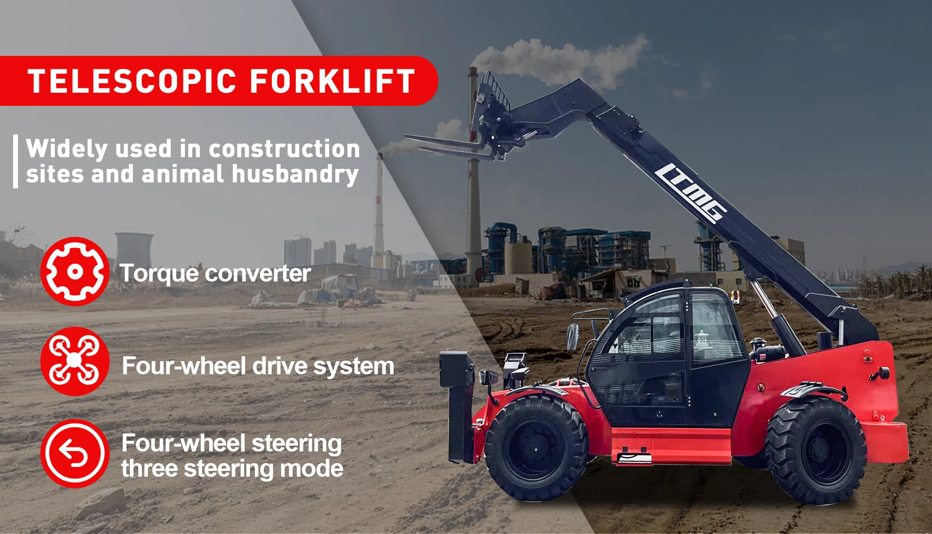 LTMG Telescopic Forklifts - Versatile and Powerful Solutions