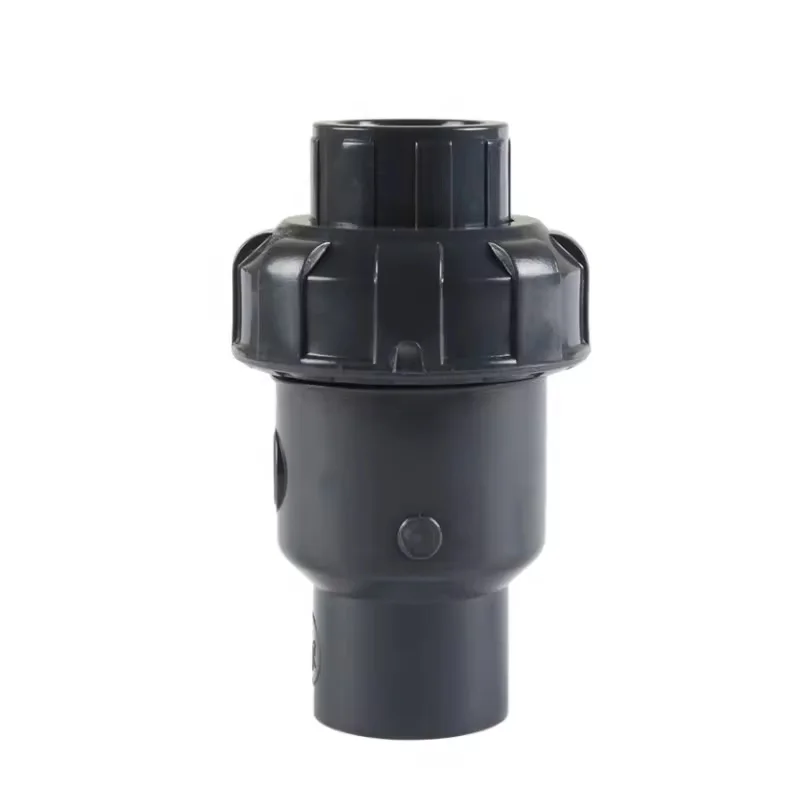 DIN Standard Industrial UPVC Manual Non-Return Gate Check Valve 1 Inch 2 Inch PVC Plastic Water Pressure Reducing Check Valve