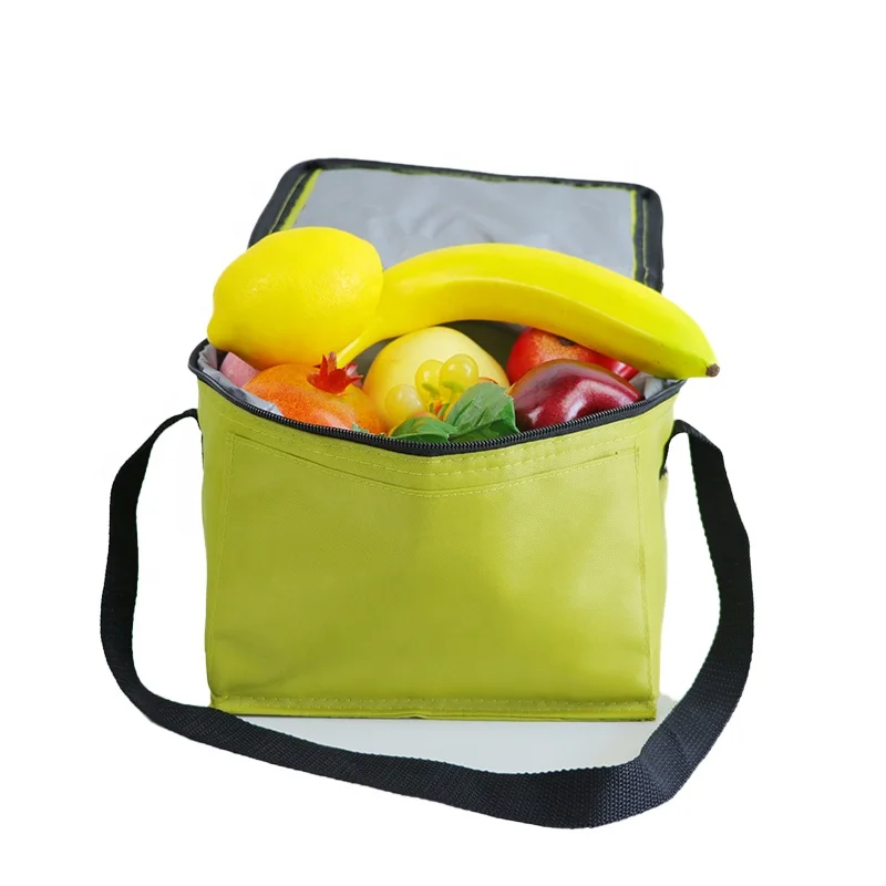 Promotional Custom Insulated Lunch Bag 6 Cans Thermal Cooler Bag With