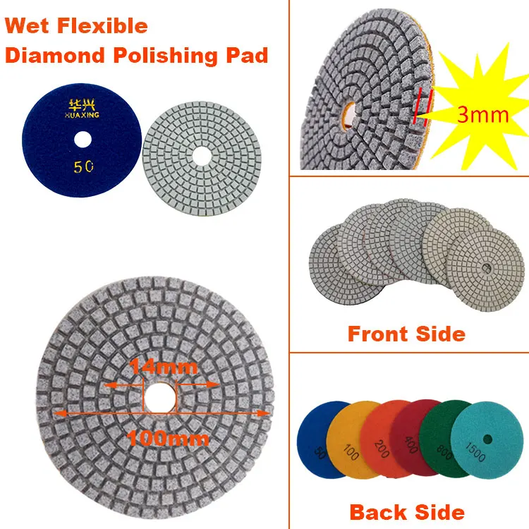 4inch 100mm Diamond Buffing Pads Porcelain Tile Hand Polishing Pads Buy Hand Polishing Pads