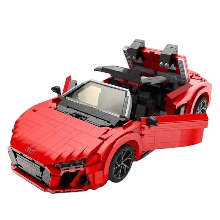 RASTAR 93800 1:14 AUDI R8 Spyder Building Blocks Set - 1440PCS DIY