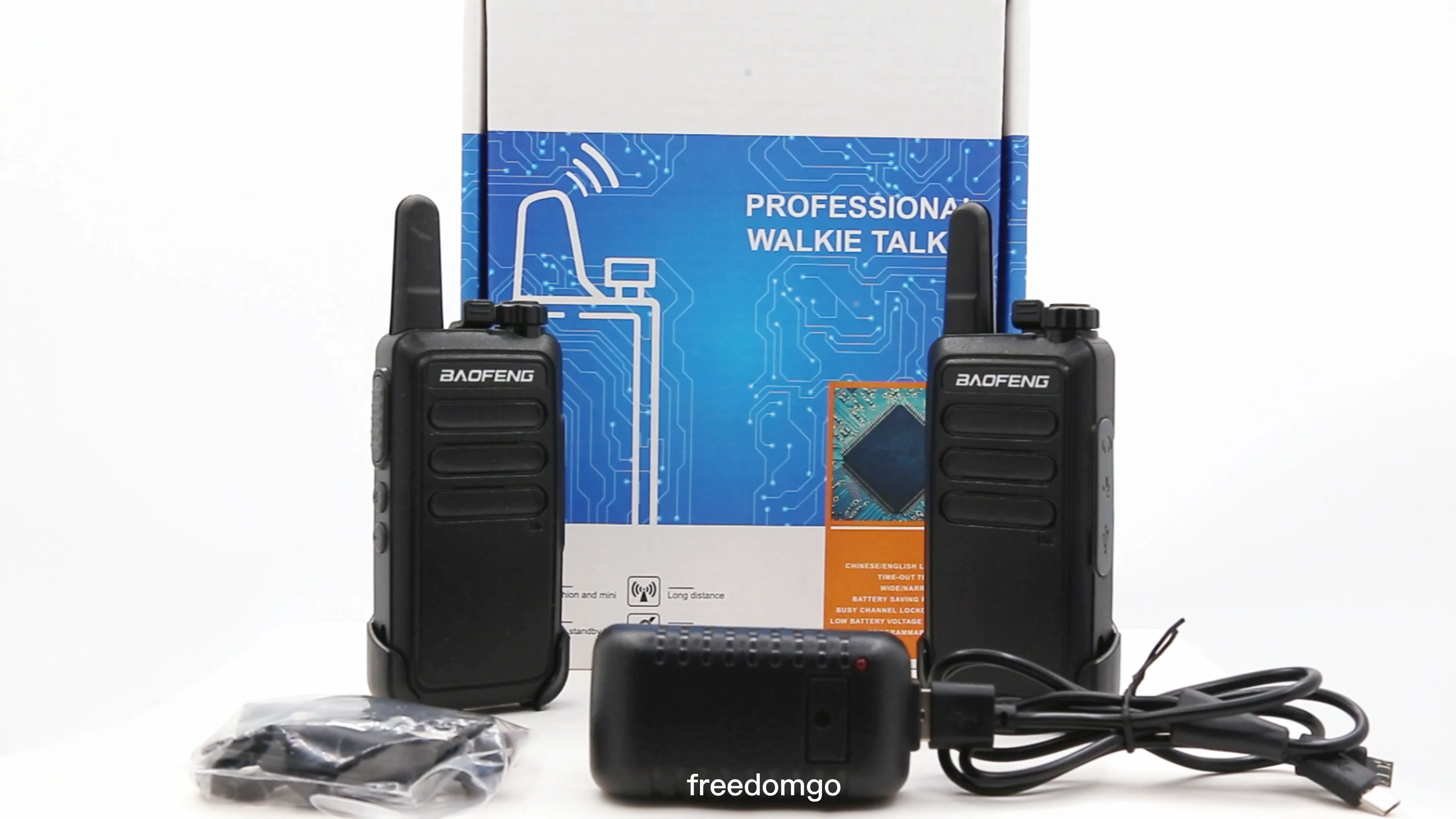 Baofeng Bf-r5 Mini Handheld Uhf Commercial Radio Bao Feng Bfr5 Mini Two ...