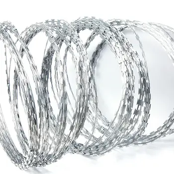 High Tensile Galvanized Barbed Wire Steel and Stainless Steel Wire in Coil for Fence Application Best Price Per Meter