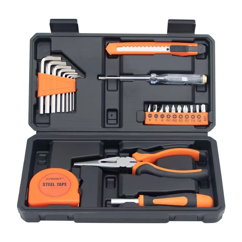 ZM 1019 Home Hand Tool Set - 23PC Manual Combination Toolbox