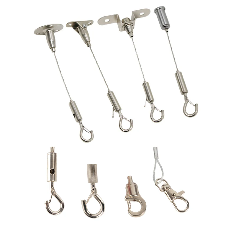 Stainless Steel Led Light Hanging Kits Wire Rope With Hook Buy Led