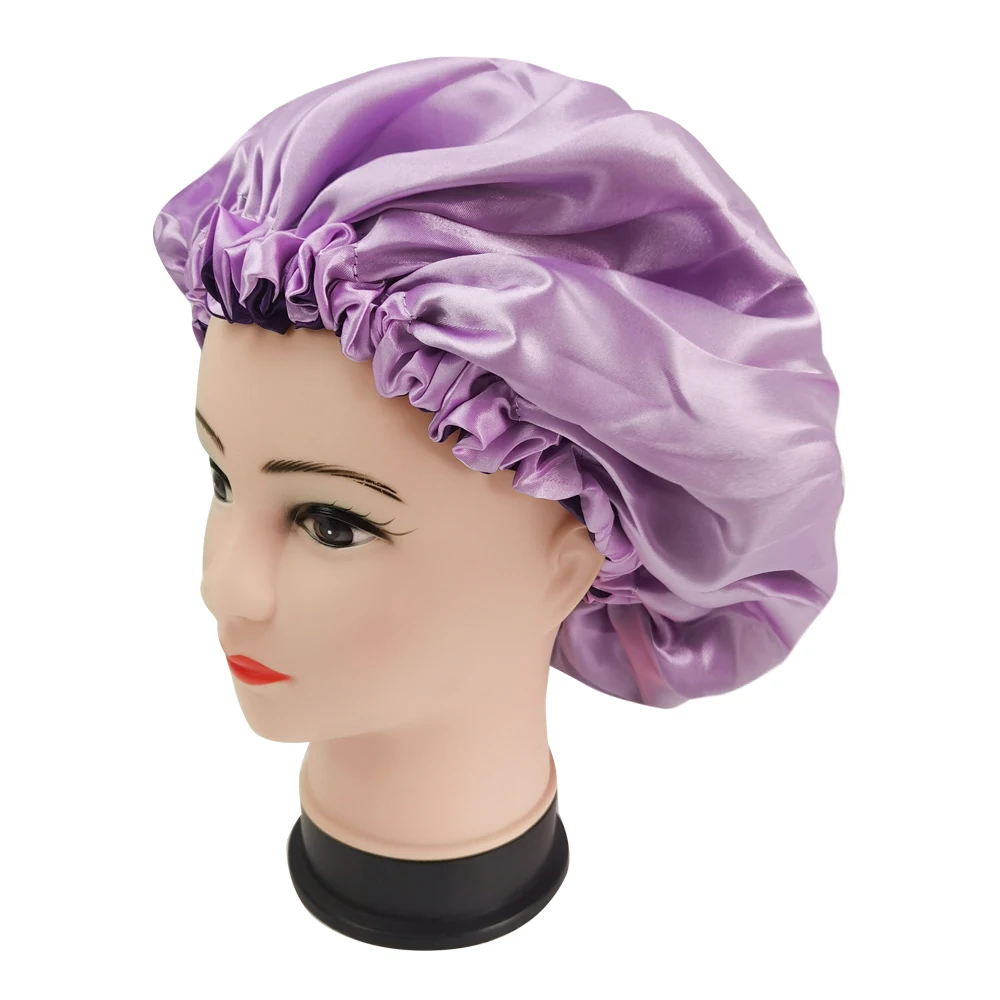 colorful hair bonnets