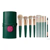 Green Makeup Brush Set