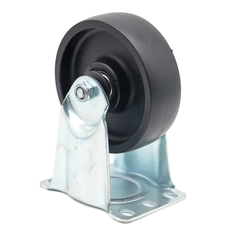 Swivel & Rigid Stem Casters Shopping Cart Swivel Caster 5 Inch 6 Inch Polyurethane Wheel 4 Inch