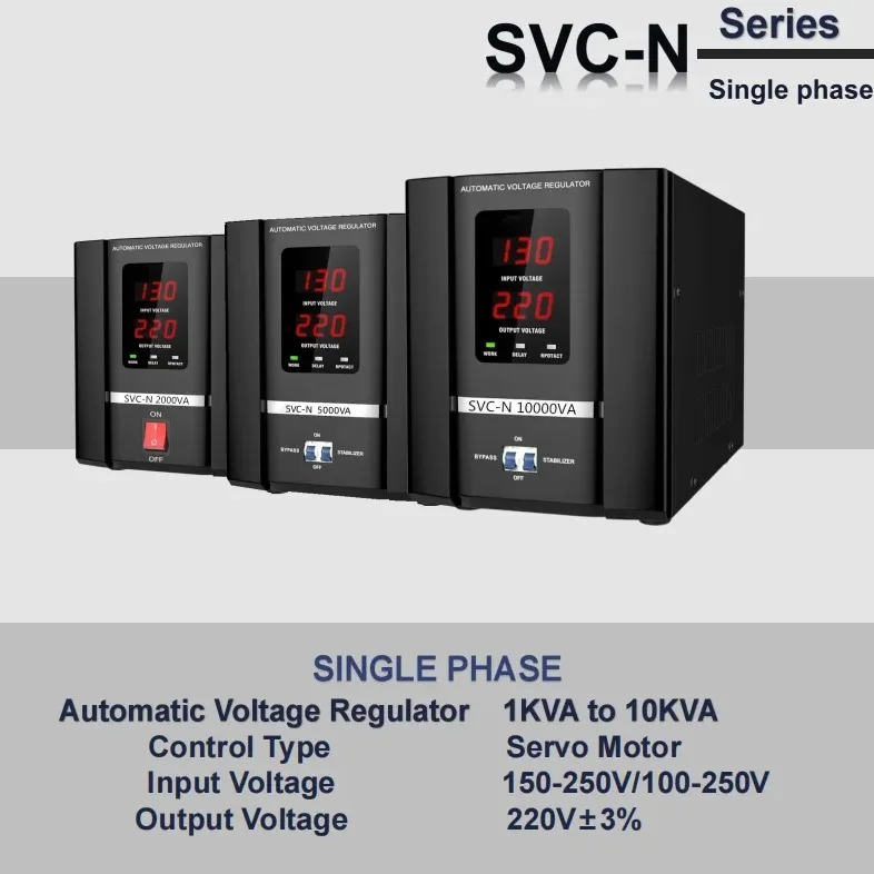 Svc1000va Voltage Stabilizers Regulators 220v Voltage Power Outlet