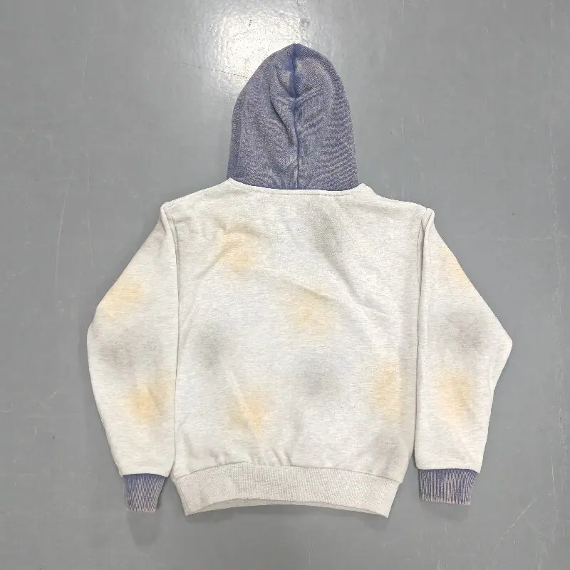 Salati Camo Acid Wash Hoodie French Terry Fabric 100 Percent Cotton Baggy Boxy Oversized Retro Streetwear Jacket gallery 2