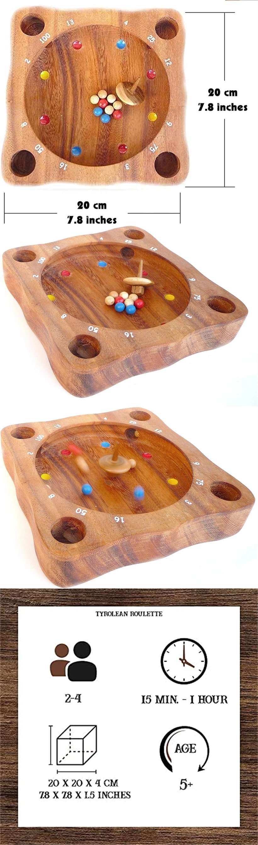 Educational Toys - Tabletop Competitive Chess & Roulette