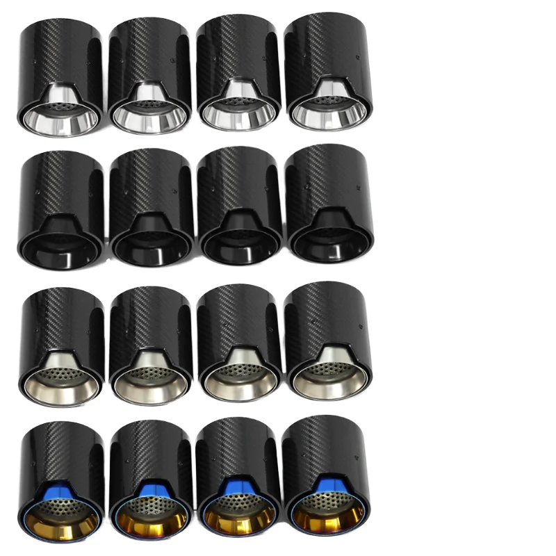 Carbon Fiber Muffler Exhaust Tips Pipe for BMW M2 F80 M3 M4 M5 F82 F87 F90 G80 G82 G83 G87