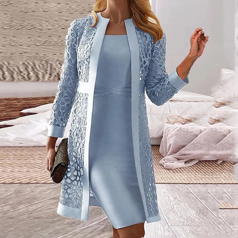 Flattering Mother of the Bride Dresses Luxury Party Wear Gold Lace Tea  Length Wedding Gown Trendy Outfits Prom Dress